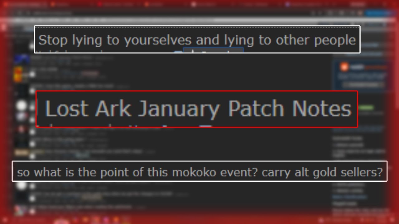 [TT 142] Does The Lost Ark Subreddit Have A Downvote Problem? + Balance Patch Notes | Lost Ark