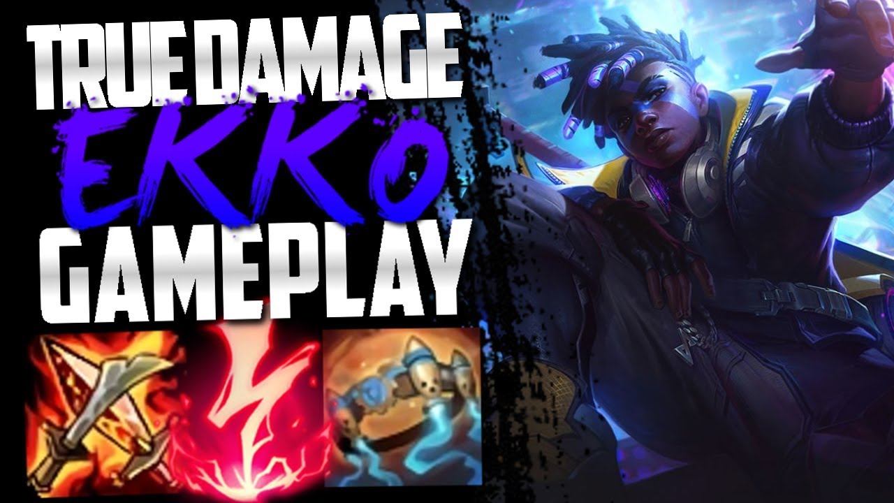 True Damage Ekko Skin Challenger Gameplay!