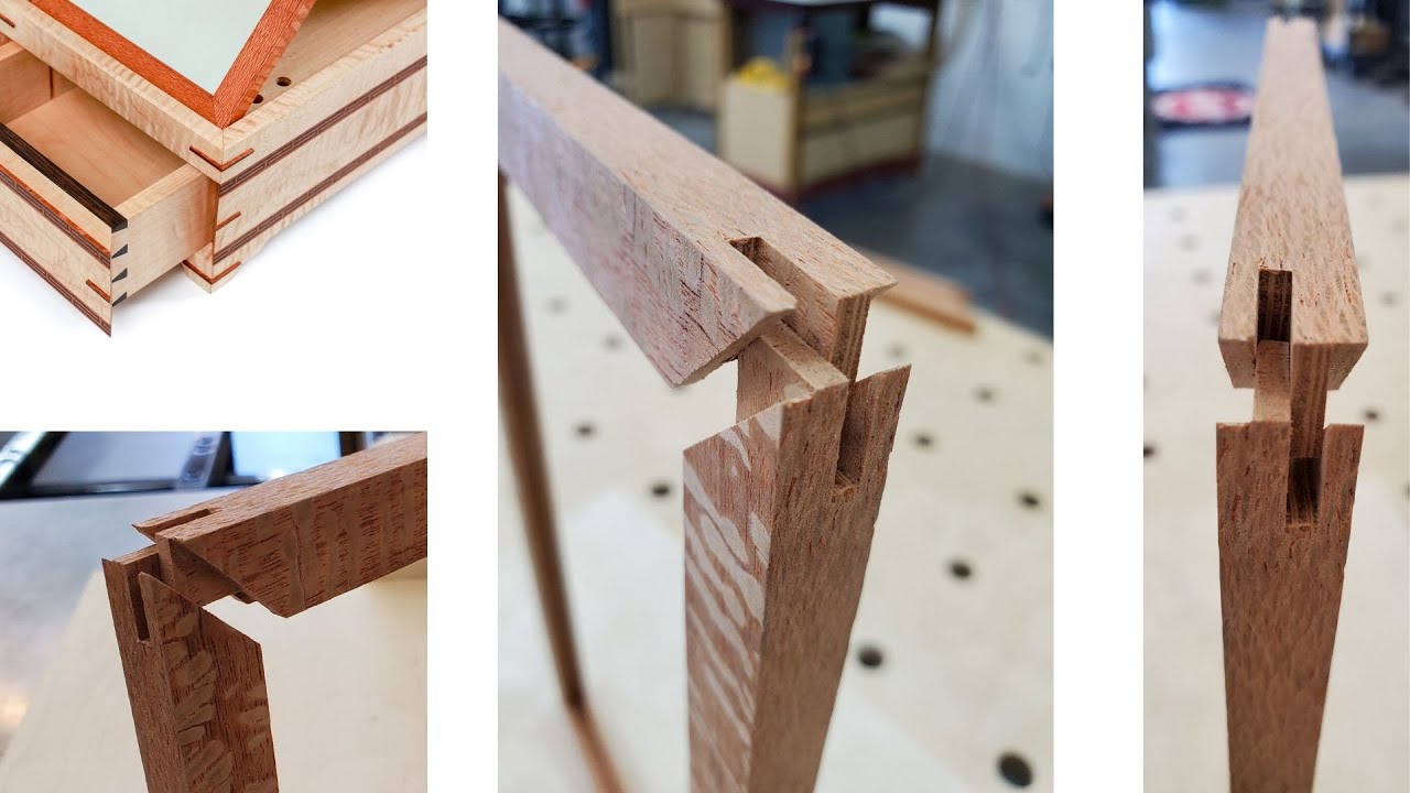Miter Joint Series Type-1 [Miter Offset Tenon Joint] A perfect joint for thin stocks. 연귀엇장부맟춤
