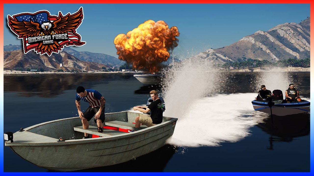 GTA 5 RP - REDNECKS GO FISHING WITH GRENADES! -  AFG