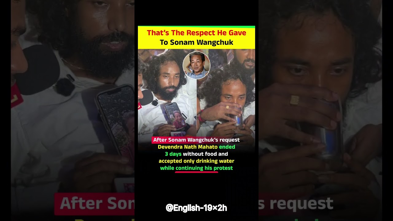 #That's The Respect He Gave To Sonam Wangchuk #news #viral