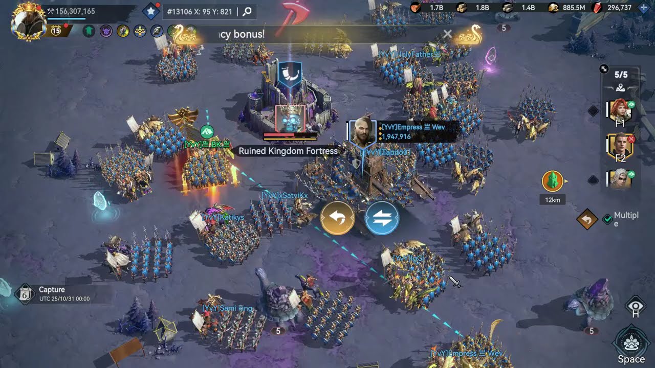 Kingdom 296 Conquers the Fortress | KVK 5 Inferno Team 31.10.2025