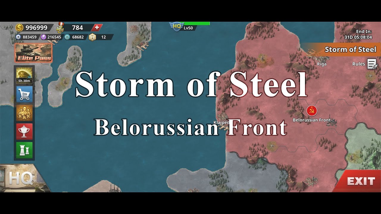 WC4 Storm of Steel - Belorussian Front (Soviet conquering all cities + the final moments)