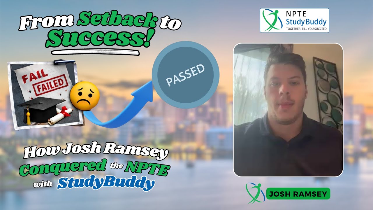 The Turning Point That Helped Josh Pass NPTE | GI Tricks, Mindset & Strategy