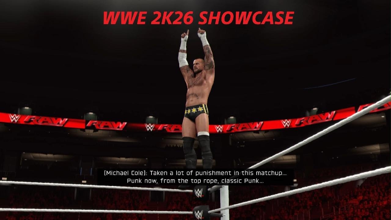John Cena VS CM Punk WWE 2K26 SHOWCASE