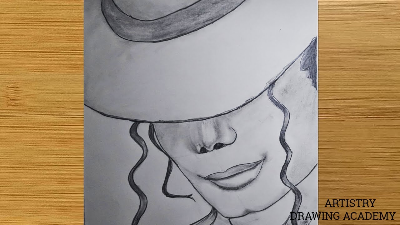 Michael Jackson Drawing - Conceptual Pencil Sketch || How to draw Michael Jackson very easy