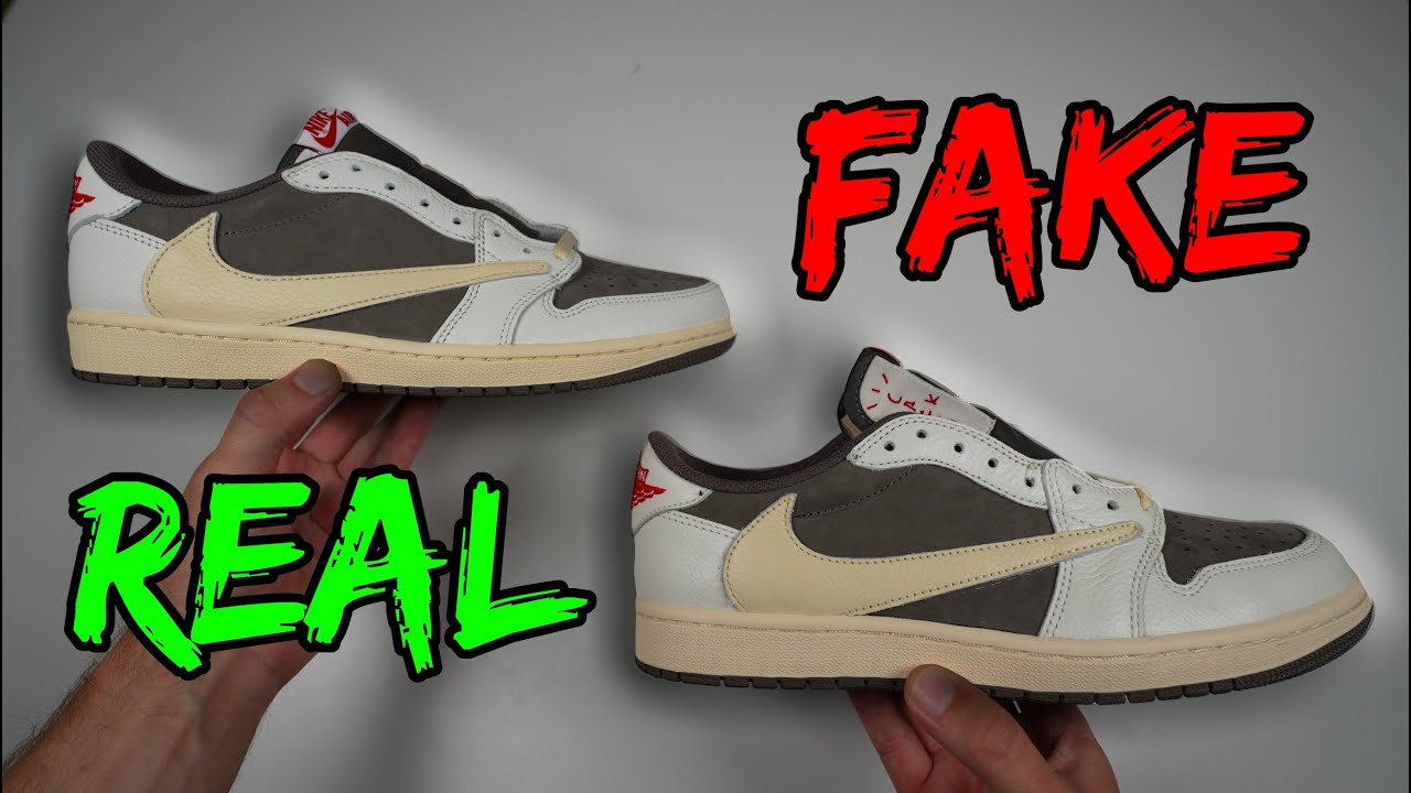 НАСТОЯЩЕЕ ИЛИ ПОДДЕЛЬНОЕ! СРАВНЕНИЕ КРОССОВОК NIKE X TRAVIS SCOTT AIR JORDAN 1 LOW REVERSE MOCHA!