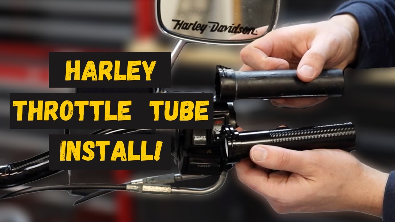 Harley Davidson Performance Throttle Tube Install  //  FXR ODI Fusion