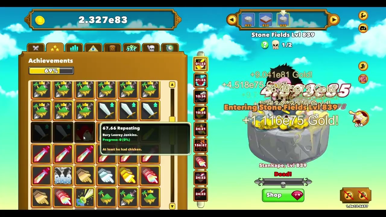 Clicker Heroes only 20 ancient souls