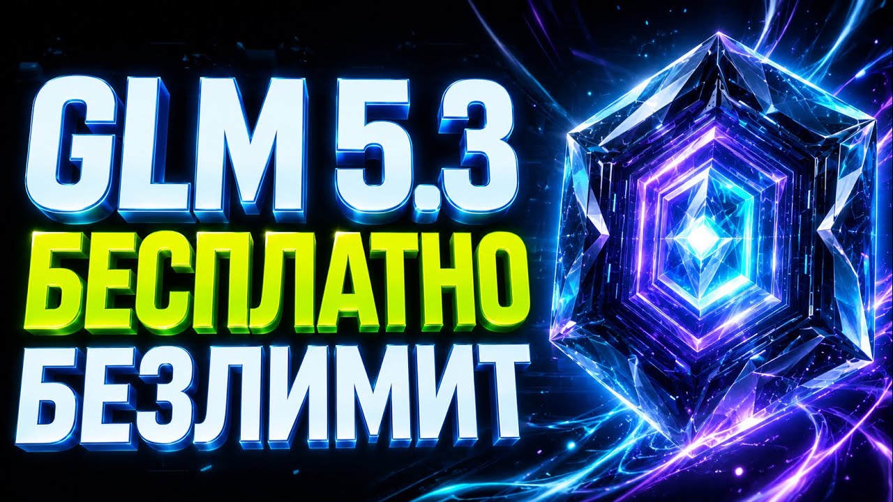 GLM 5.3 БЕСПЛАТНО И БЕЗЛИМИТНО &mdash; Подключаем за 1 минуту!