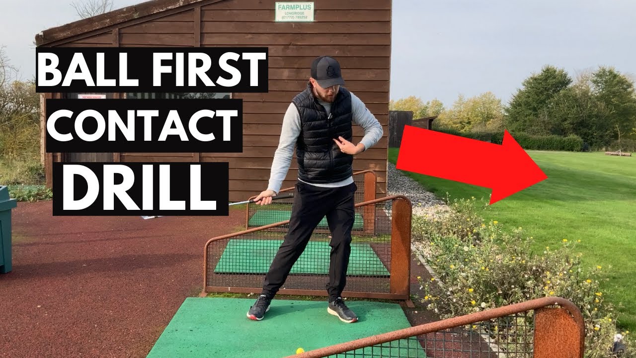 GOLF BALL FIRST CONTACT EVERY TIME! - Amazing drill to strike Ball then turf!