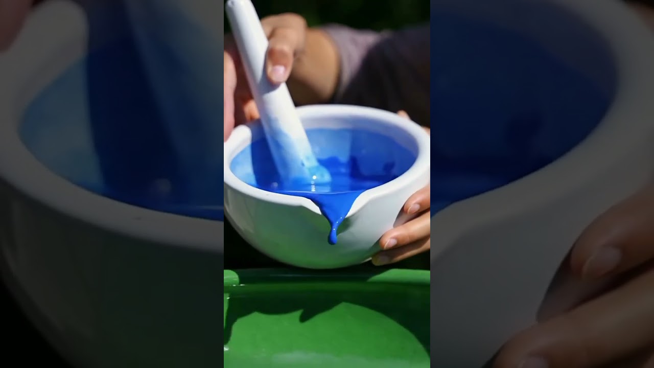 How ultramarine color is made from lapis