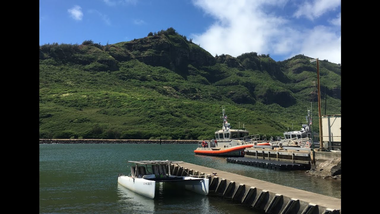 Cruising SolGato around Kauai's Nawiliwili Harbor and Huleia Stream