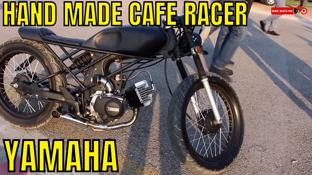 Hand Built Cafe Racer | #BikeMatePK #Yamaha #PakwheelsCarMela