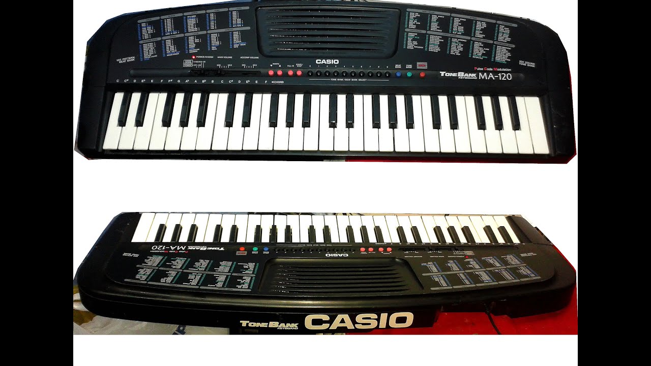 CASIO MA - 120 (sound and styles demonstration) HiQ sound