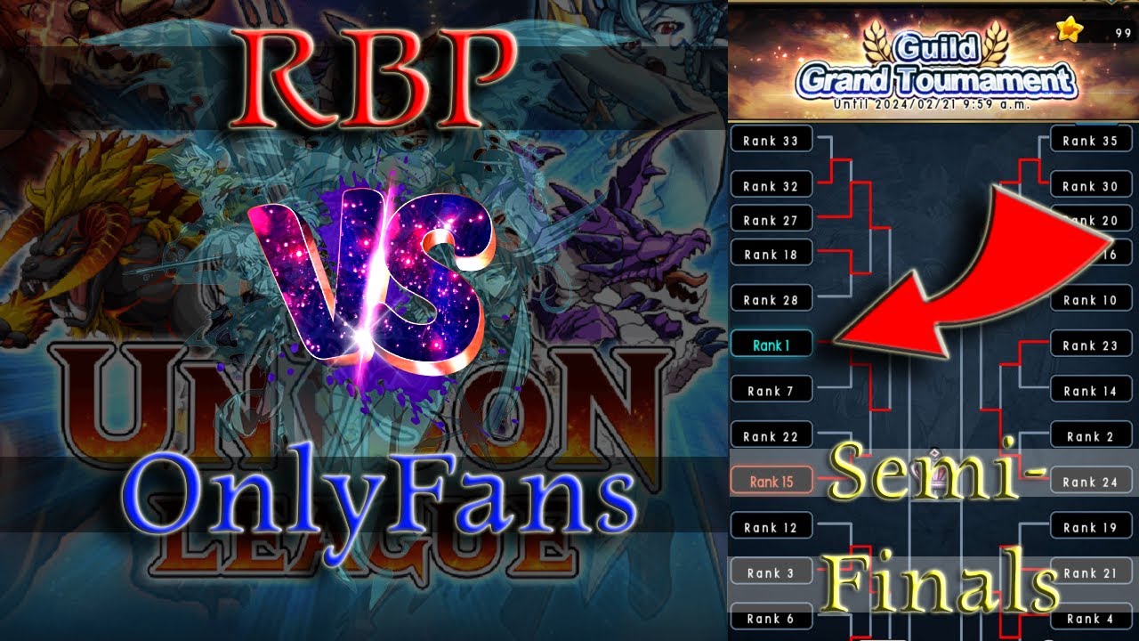 Guild Grand Tournament: RBP (US) VS OnlyFans | Top 16 | Unison League