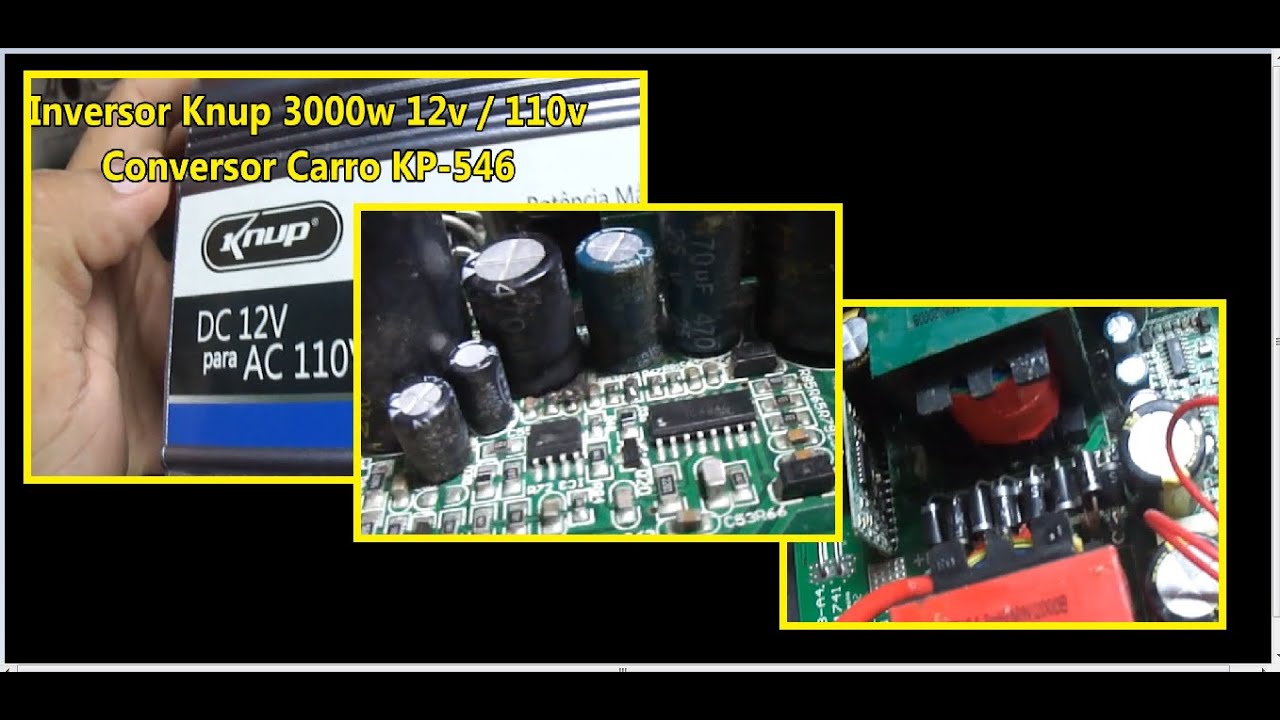 Orçamento Inversor Knup 3000W 12VDC/110VAC KP546 com micro filmagem