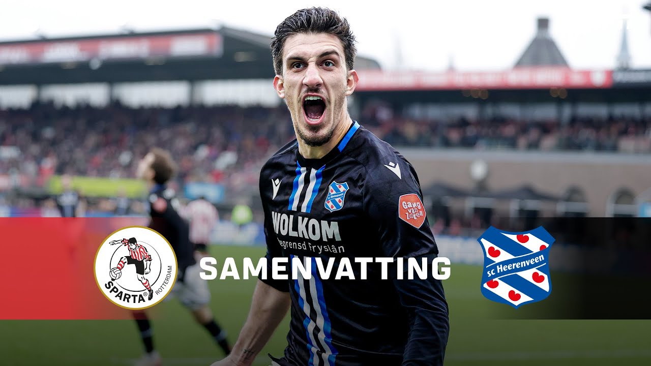⚽️ Vasilios ZAGARITIS maakt EERSTE, eigen goal SAÏD BAKARI 🫣 | Samenvatting Sparta - sc Heerenveen