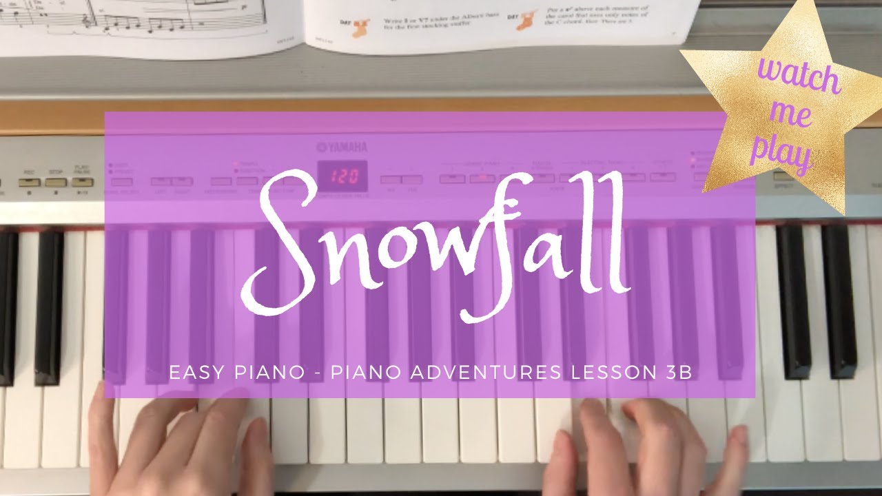 Snowfall (Piano Adventures 3B)