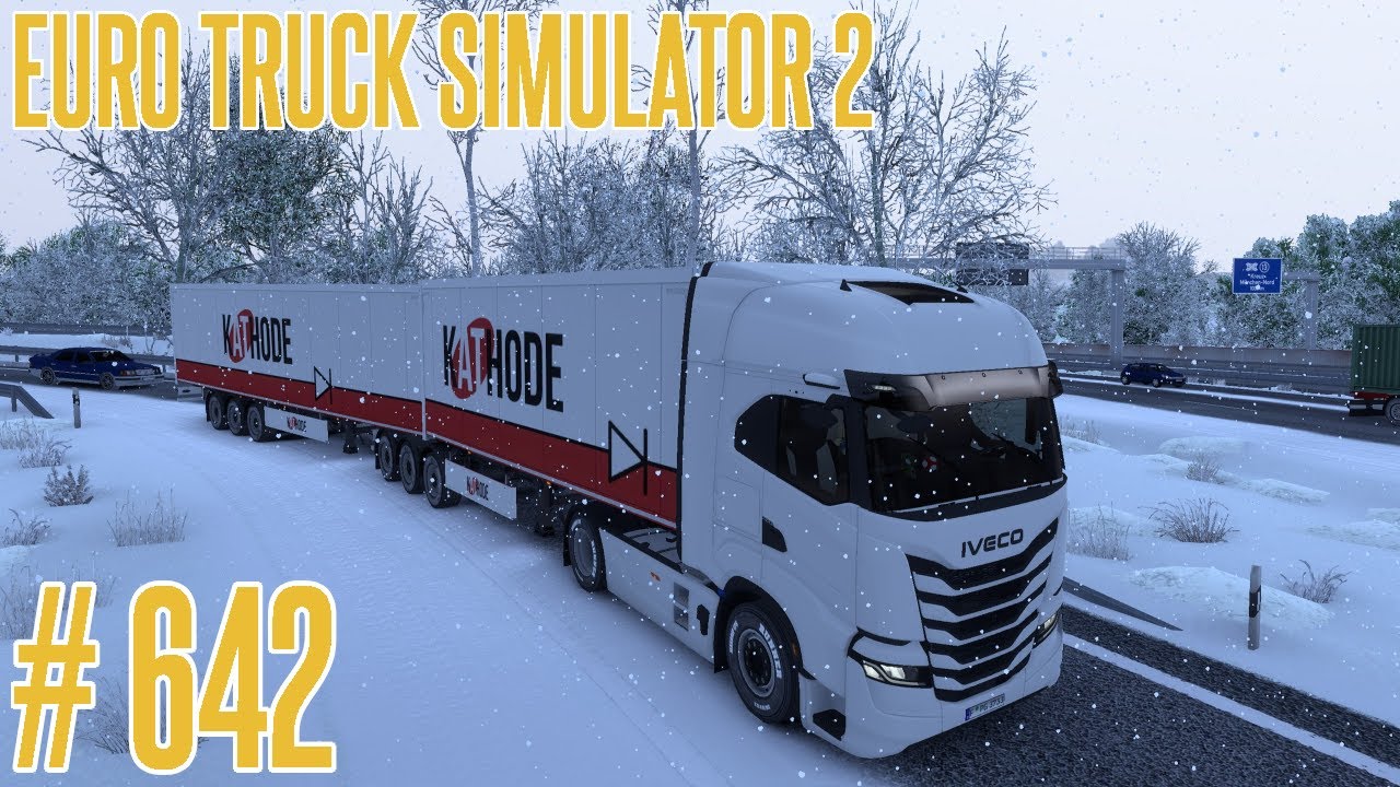 Euro Truck Simulator 2 #642 - Budapest to Munich | Frosty Winter Mod by Grimes