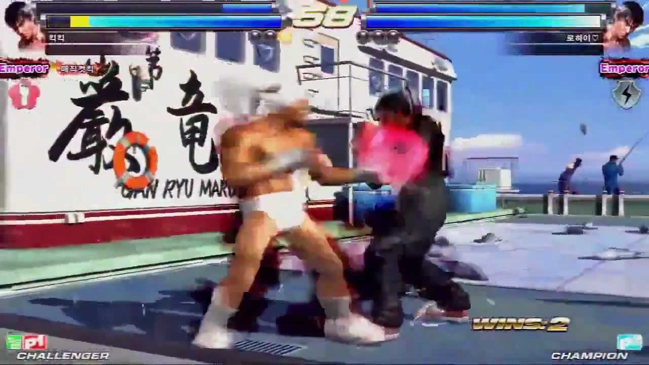 Tekken Tag 2 Unlimited LowHigh (Bryan/Law) vs ABC (Ganryu/Law)