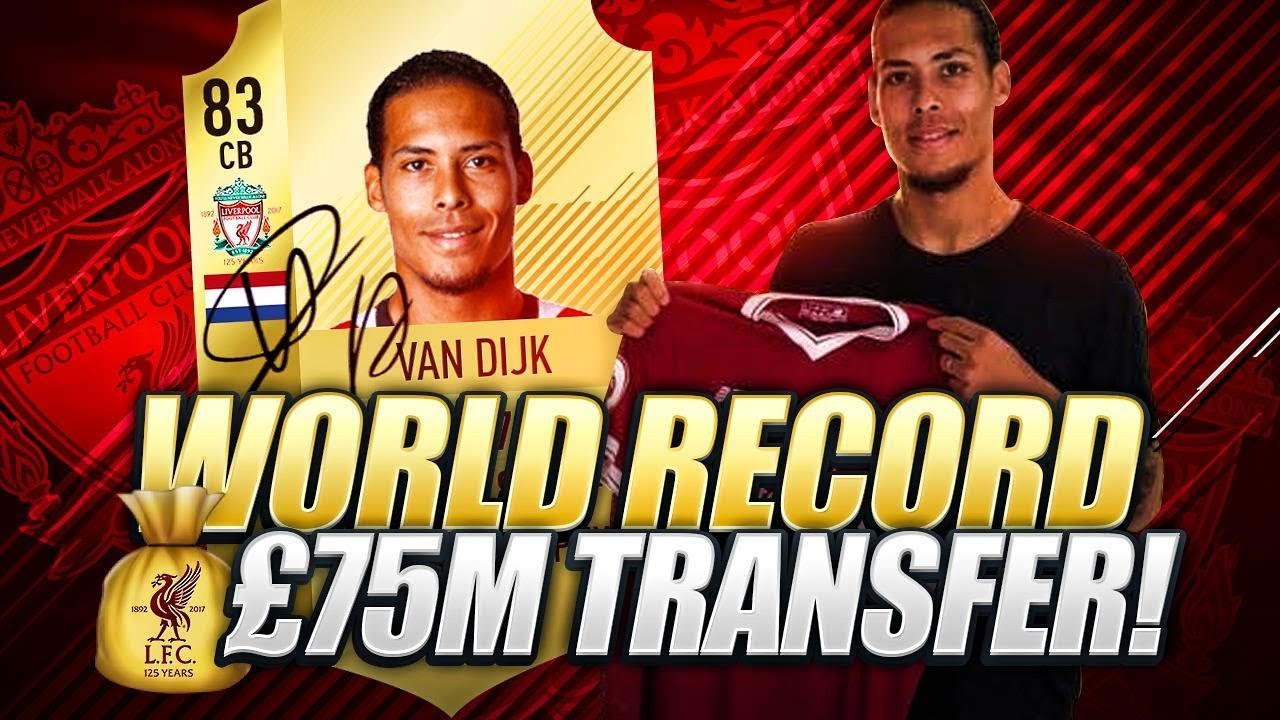 WORLD RECORD TRANSFER! &pound;75M VAN DIJK!