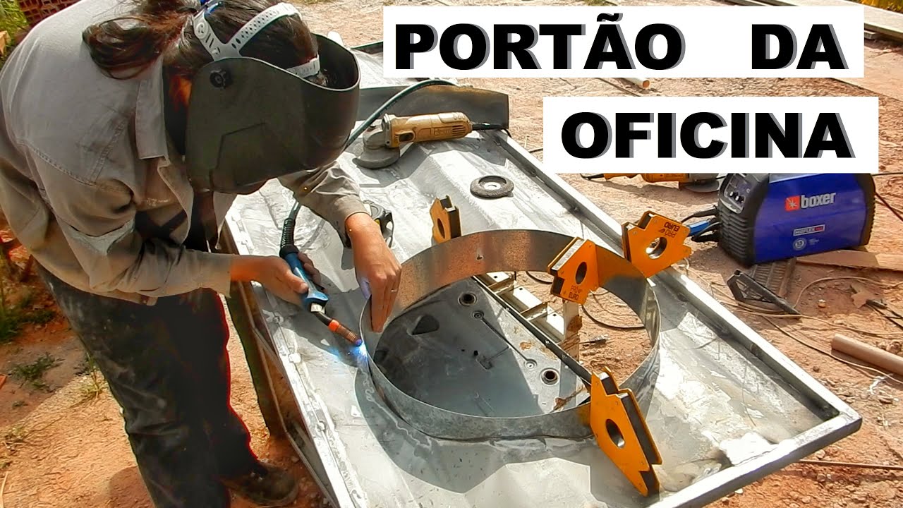 Portão da Oficina de Chapa de Container - Vídeo 1