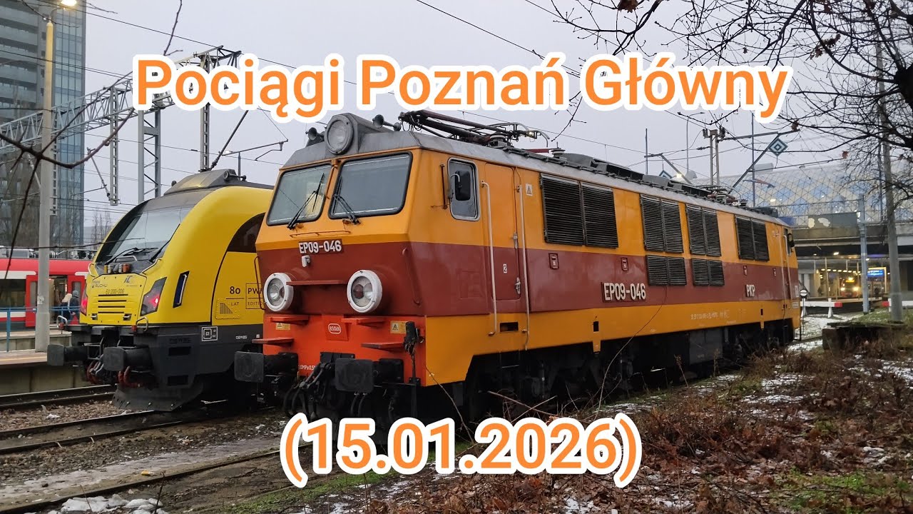 #5 Pociągi Poznań Główny (15.01.2026)