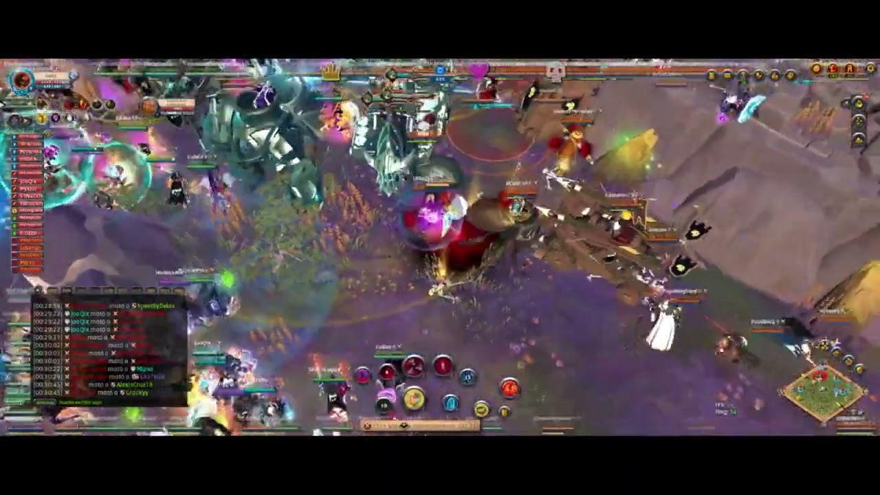 Albion Online ZVZ「IFURES + IIFURES + DEATHR0W vs PIVAS + PLAYB0YS」Lifecurse POV | Highstone Plateau