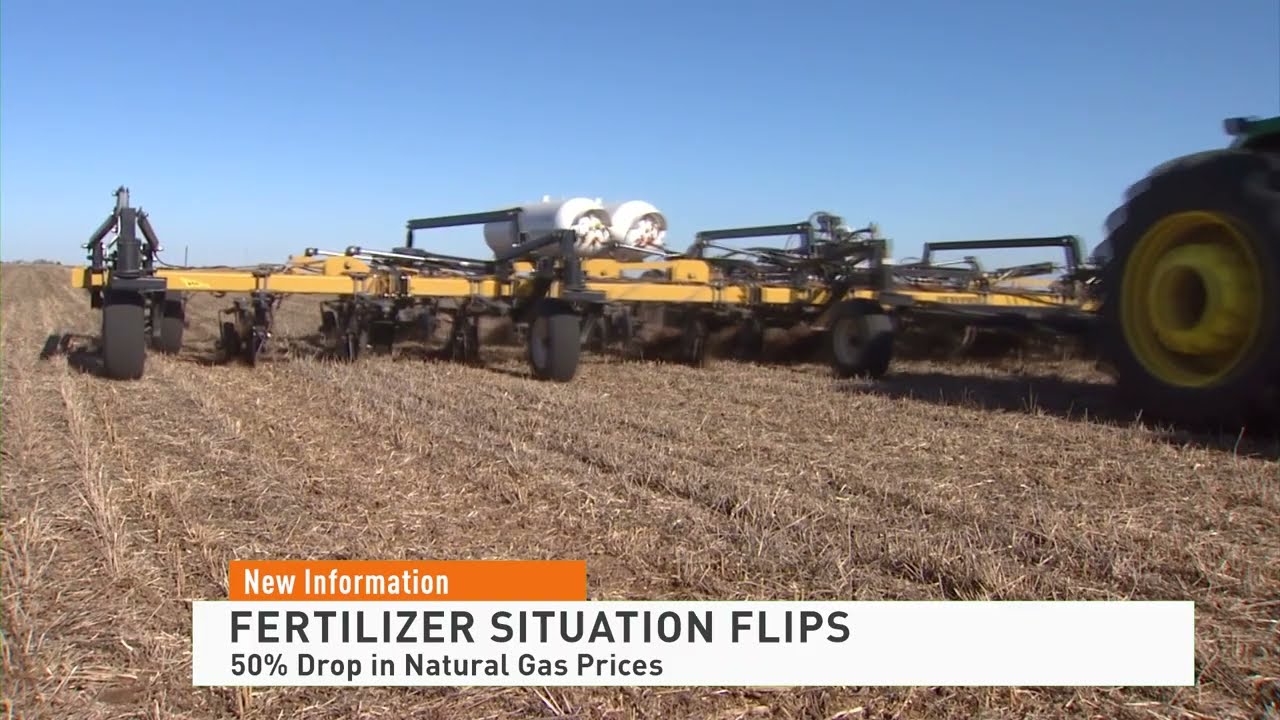 Fertilizer Price Situation Flips: 50% Drop in Natural Gas Prices