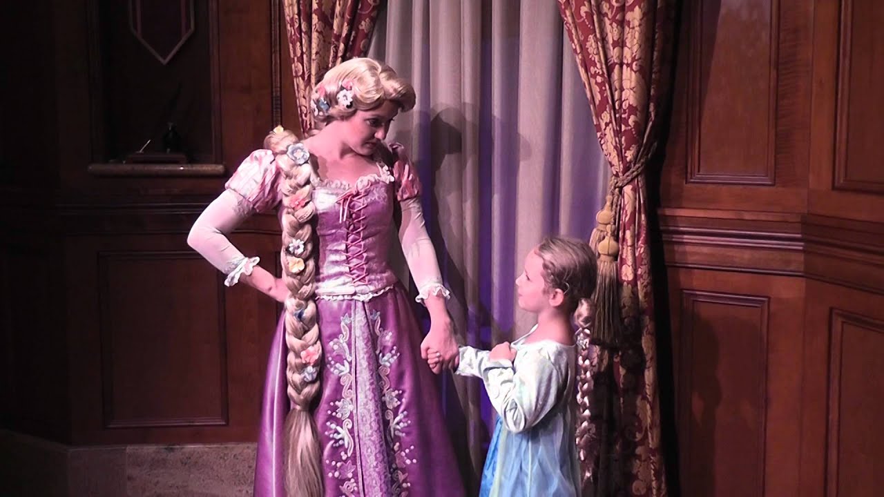 UNEDITED Playing Hide & Seek with Rapunzel and Cinderella at Disney World