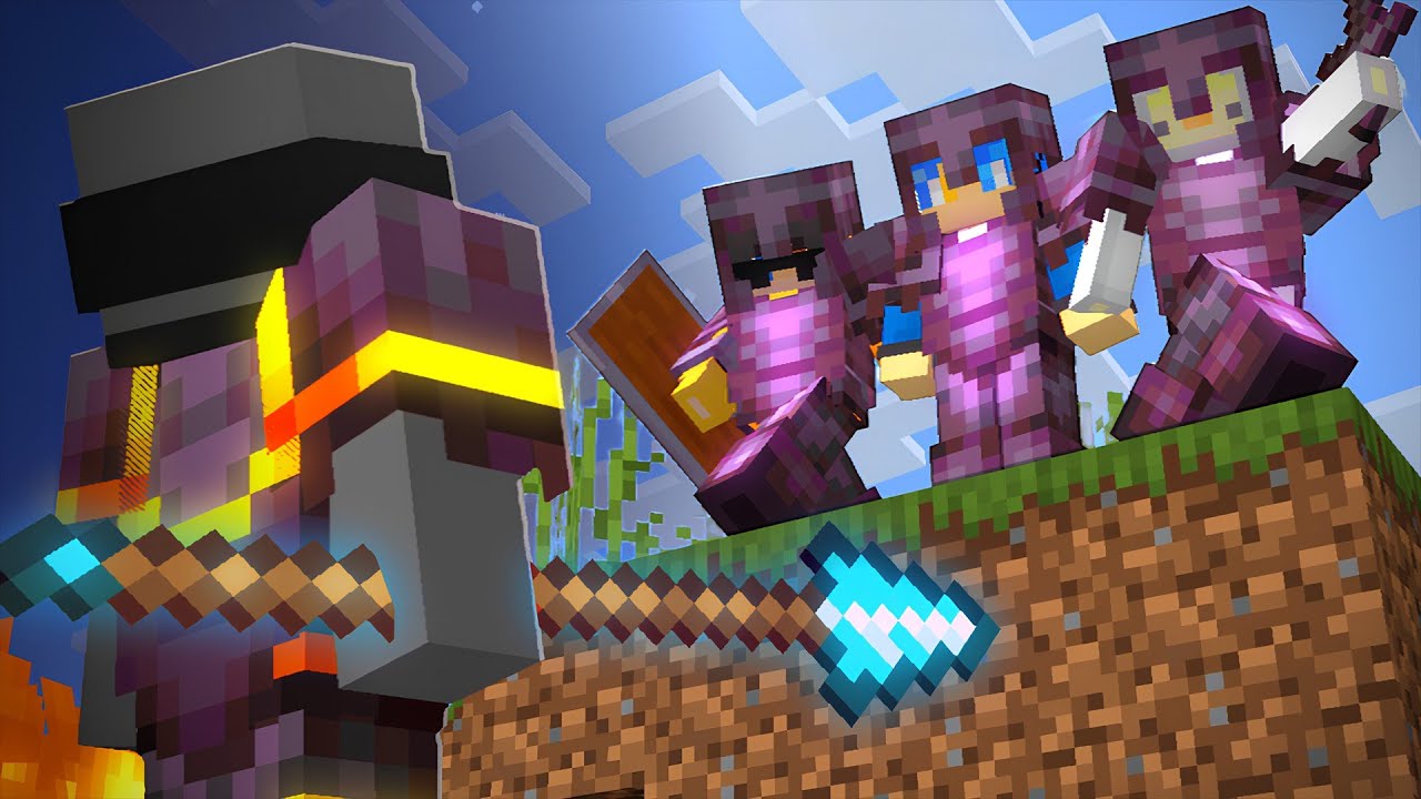 PvP с использованием копья [Minecraft]