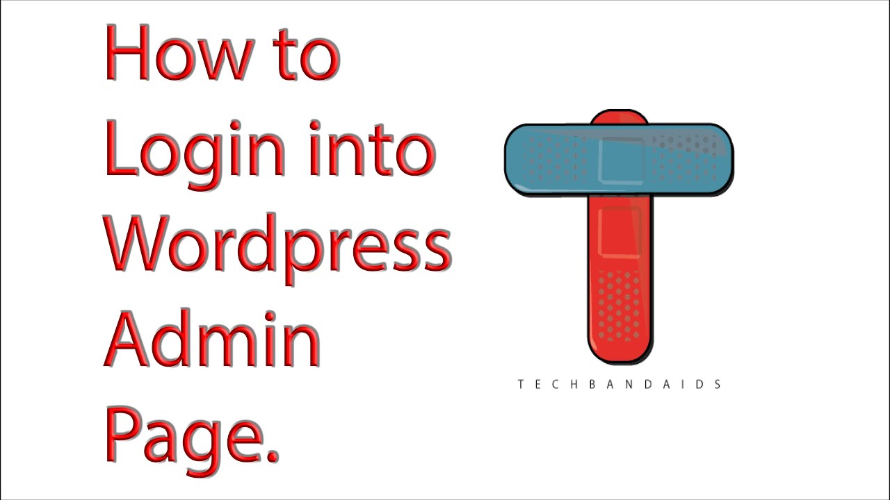 How to login into wordpress admin page.