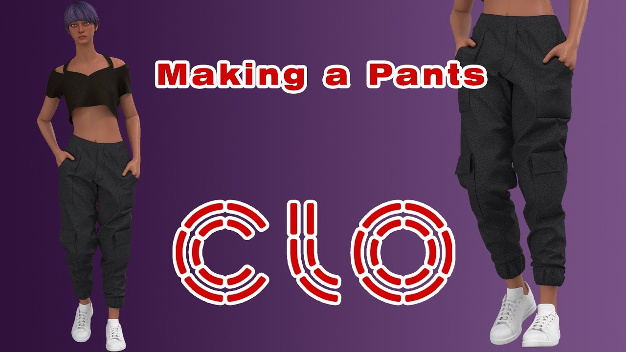 How to Make a PANTS in CLO3D/MARVELOUS: Timelapse Tutorial