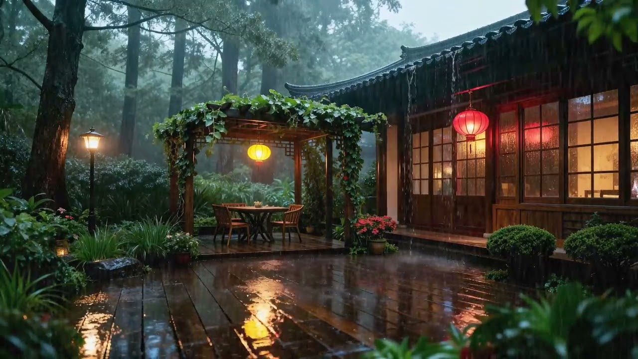 Gentle rain sounds, help you drift off to sleep 😴 | Soothing natural white noise
