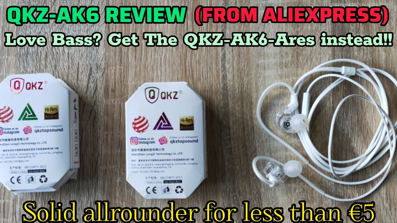 QKZ-AK6 REVIEW (AliExpress). Short KZ-EDX-Pro comparison. Any good for €5?
