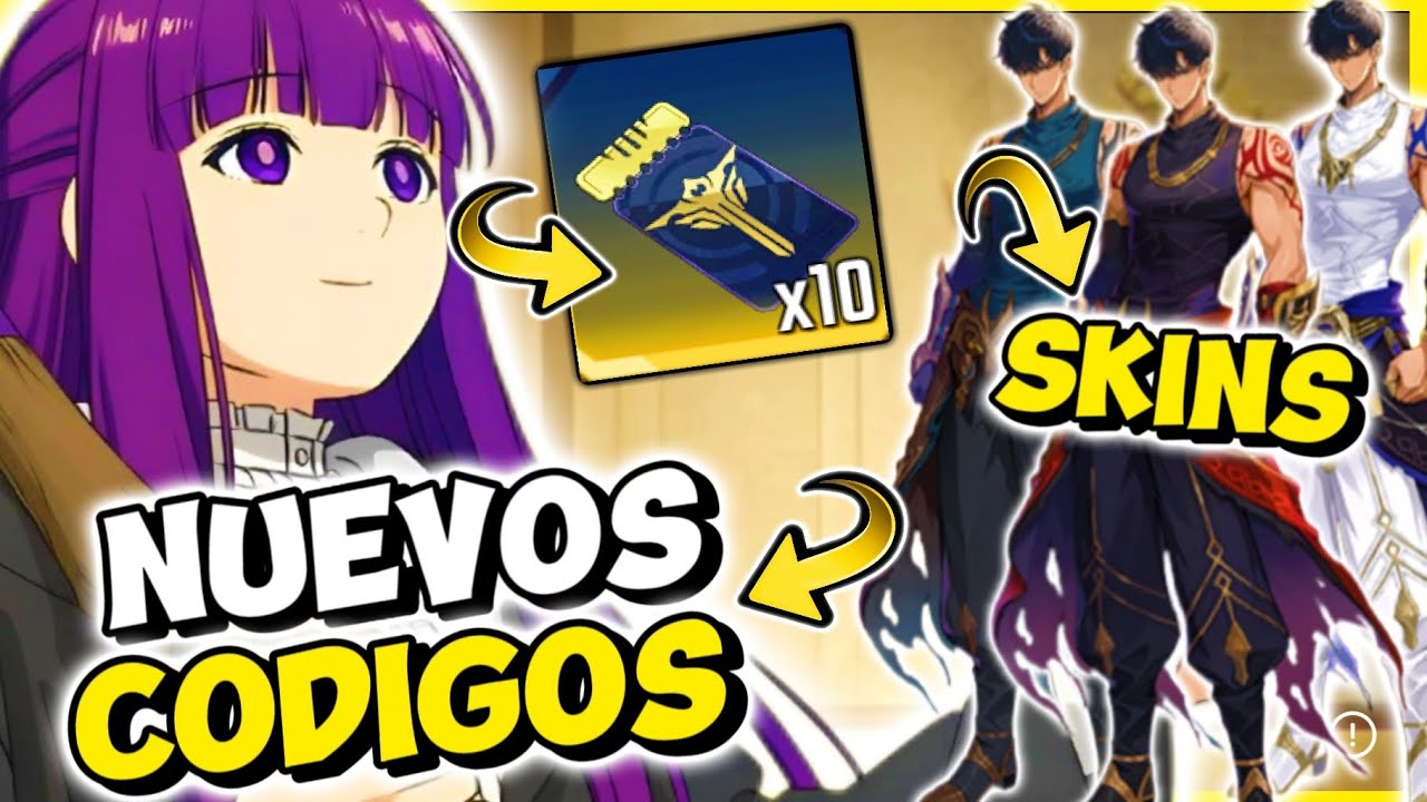 &iexcl;NUEVOS CODIGOS! MEGA BUFFS a FRIEREN, FERN, THOMAS ANDRE + SKINS TALLER de LUZ Solo Leveling: ARISE