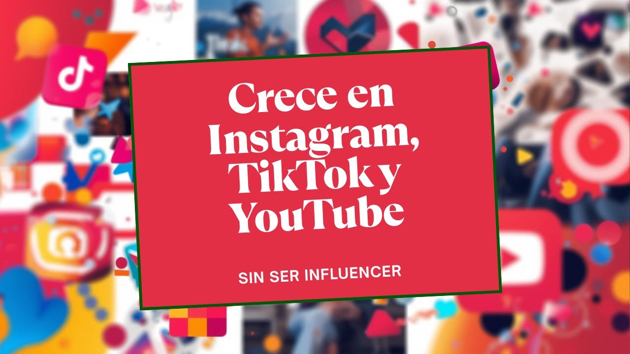 “Cómo crecer en Instagram, TikTok y YouTube en 2026 — Sin ser influencer ni pagar de más”