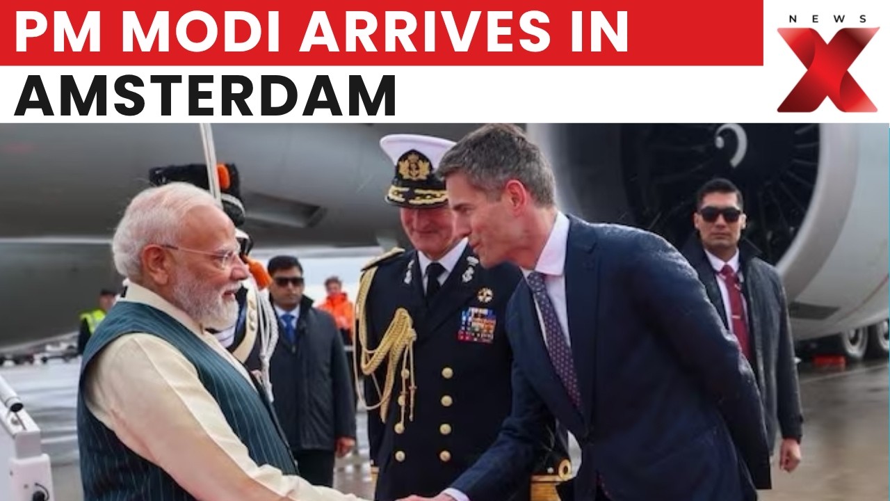 PM Modi Arrives in Amsterdam | India&ndash;EU FTA Boosts Trade Ties | Latest News | NewsX