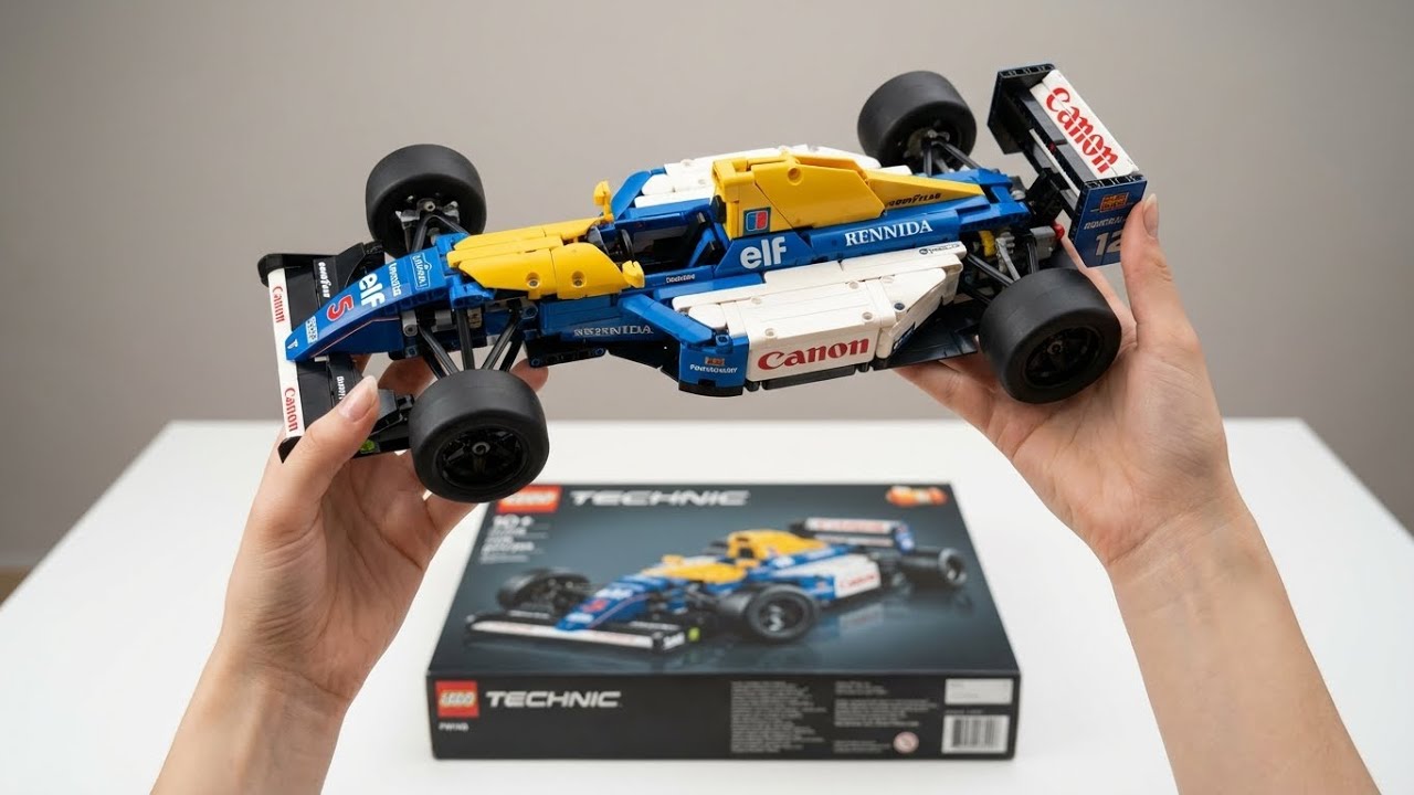 LEGO Icons Williams Racing FW14B Unboxing & Assembly | Nigel Mansell F1 ASMR 4K