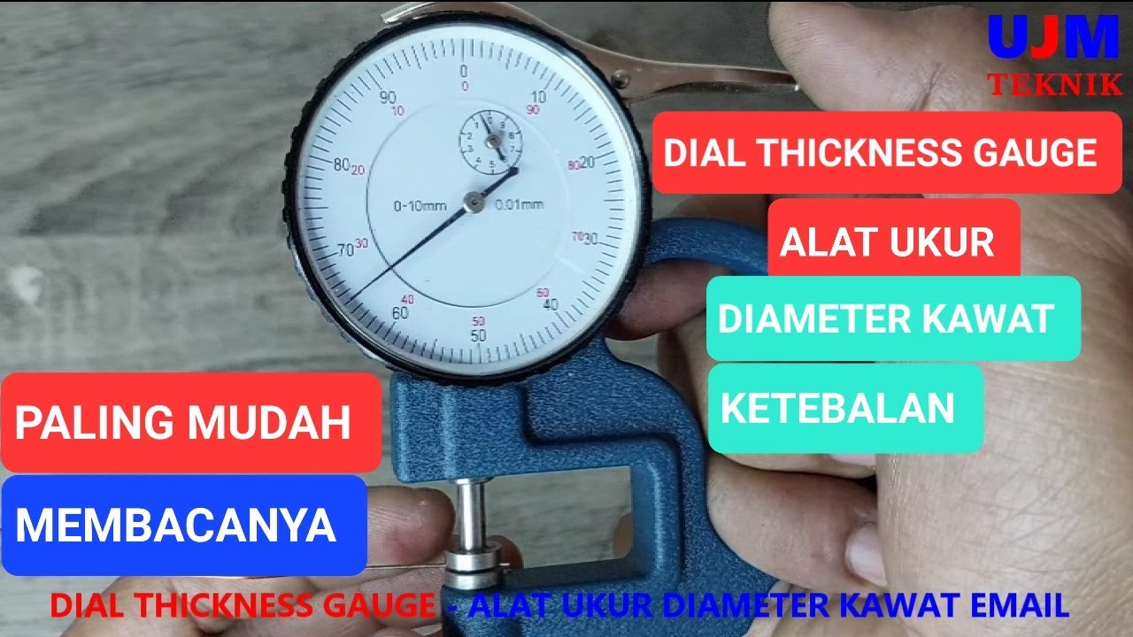 Rumus Dinamo Dial Thickness Gauge - Alat Ukur Diameter Kawat, Ketebalan Kertas, Nomex, Mika, dll