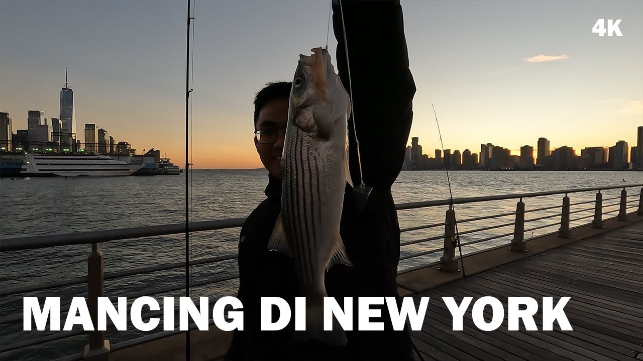 Mancing di New York City | Pier 45 Hudson River Park | Vlog 4