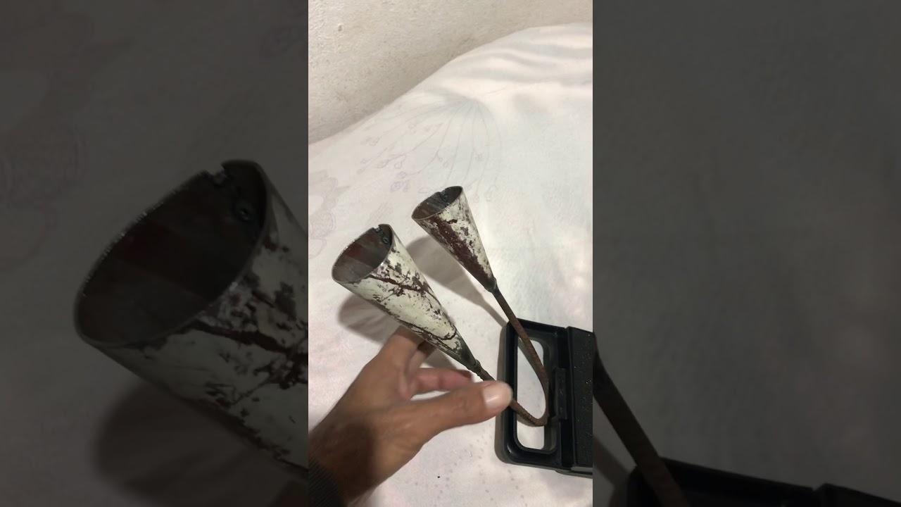 Agogô que estou fazendo de material reciclado
