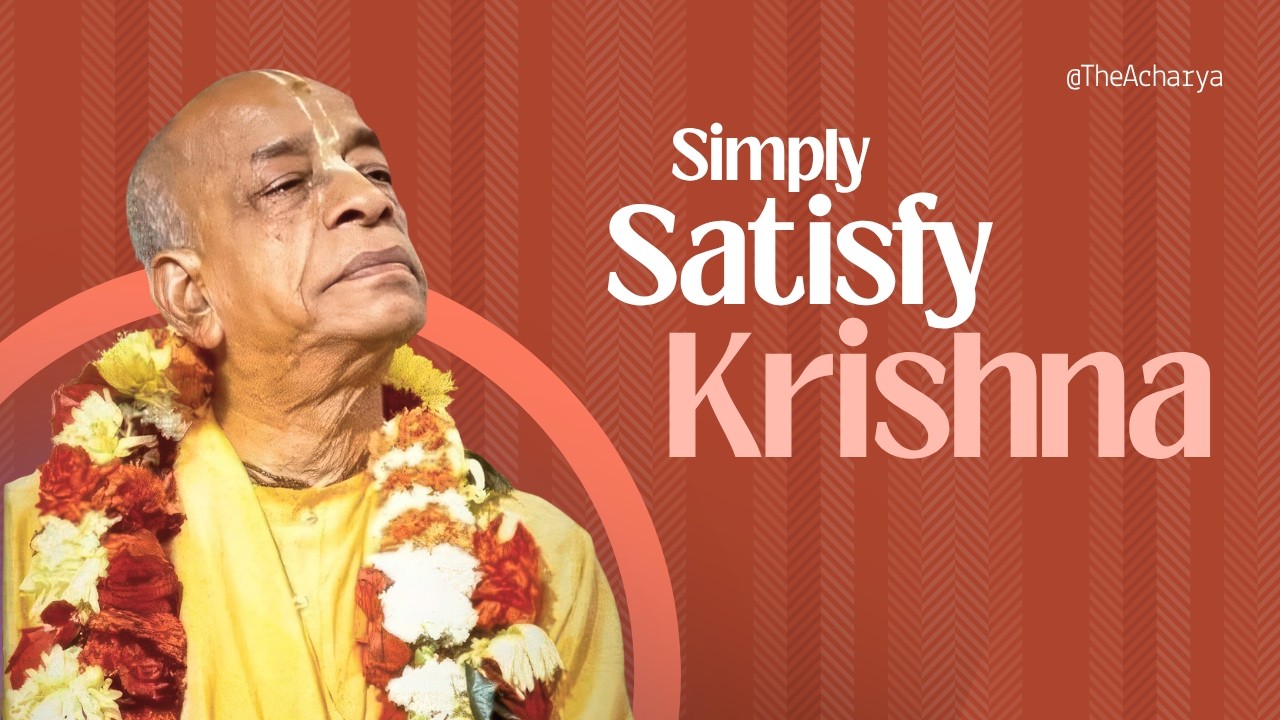 Beyond Ritual: Real Dharma is to please Krishna | SB 1.5.35 | Vrindavan, India | Srila Prabhupada