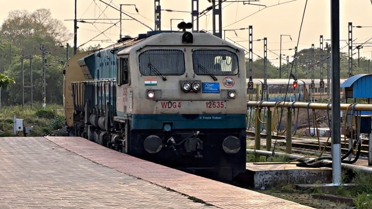 FIRST RUN Of VILLUPURAM To RAMESHWARAM SUMMER SPECIAL EXPRESS | Via Madurai | GOC WDG-4 | 06105 | 4K