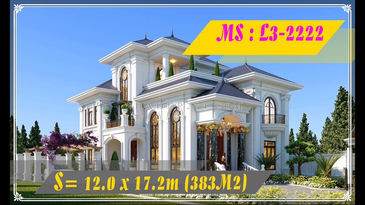 L3- 2222 SIÊU PHẨM BIỆT THỰ 3 TẦNG CỰC ĐẸP SỞ HỮU KHÔNG GIAN SỐNG ĐẲNG CẤP