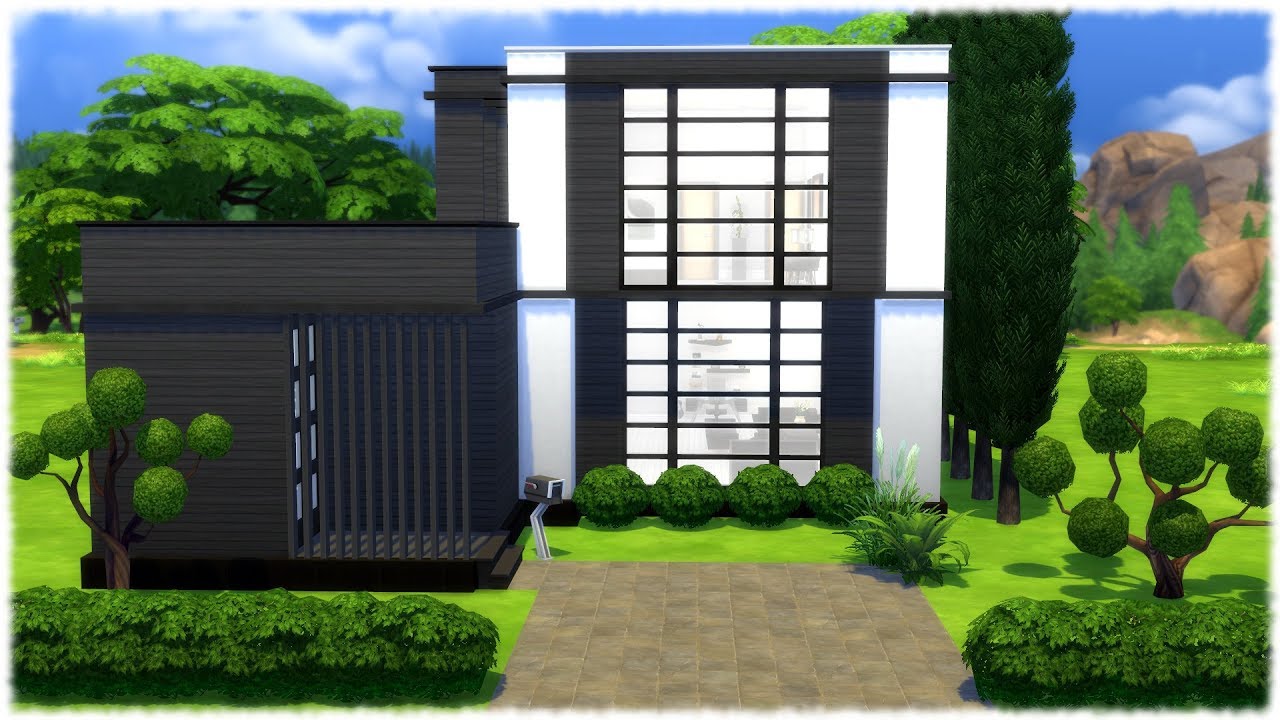 The Sims 4: Speed Build // MODERN HOUSE // NO CC