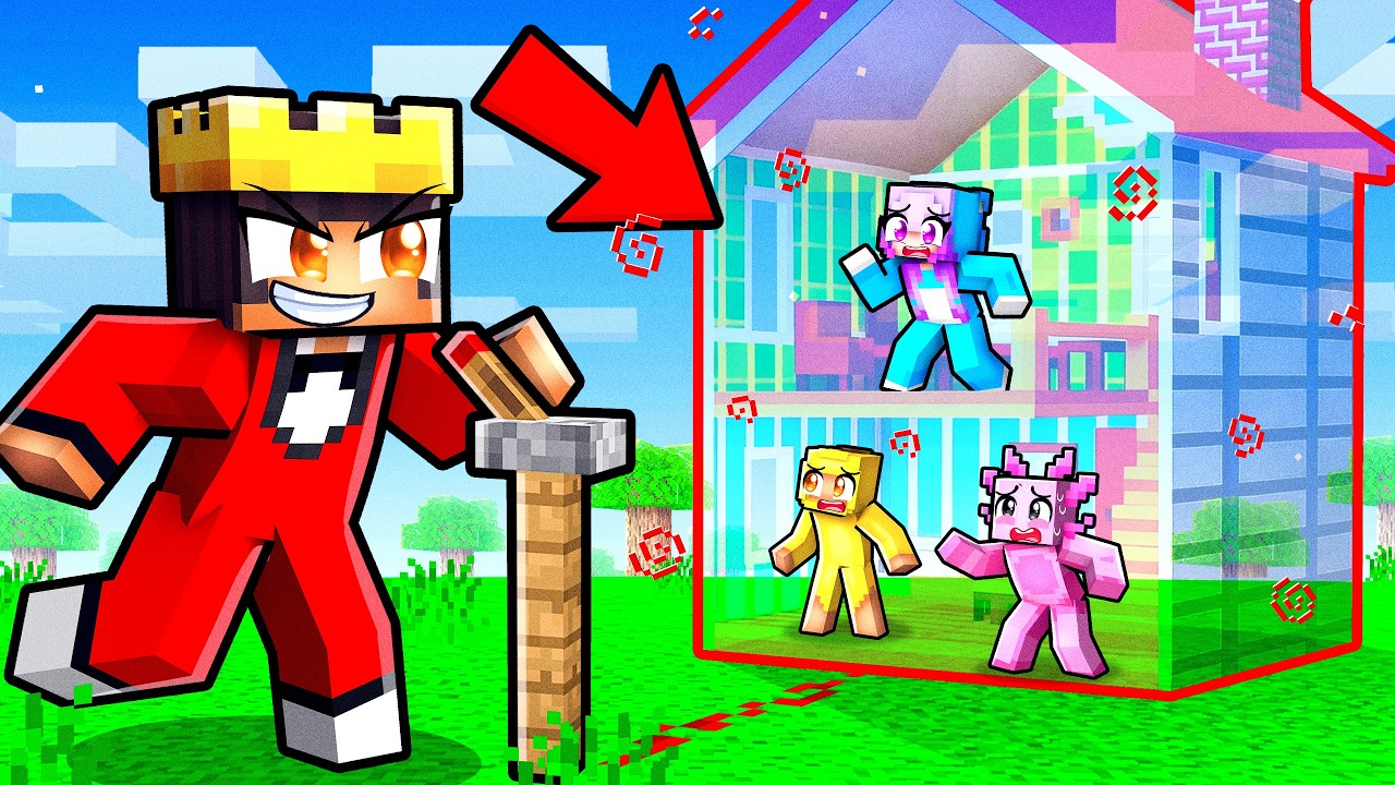 I BUILT An INVISIBLE HOUSE To TROLL MY FRIENDS!