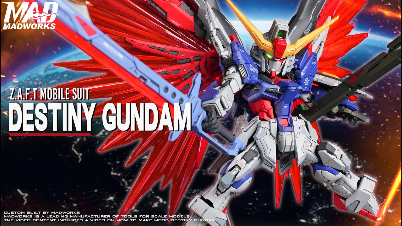 MAD開箱做起來- 真飛智爆種！ MGSD命運全塗裝速攻攻略！！ 2026必做新品！