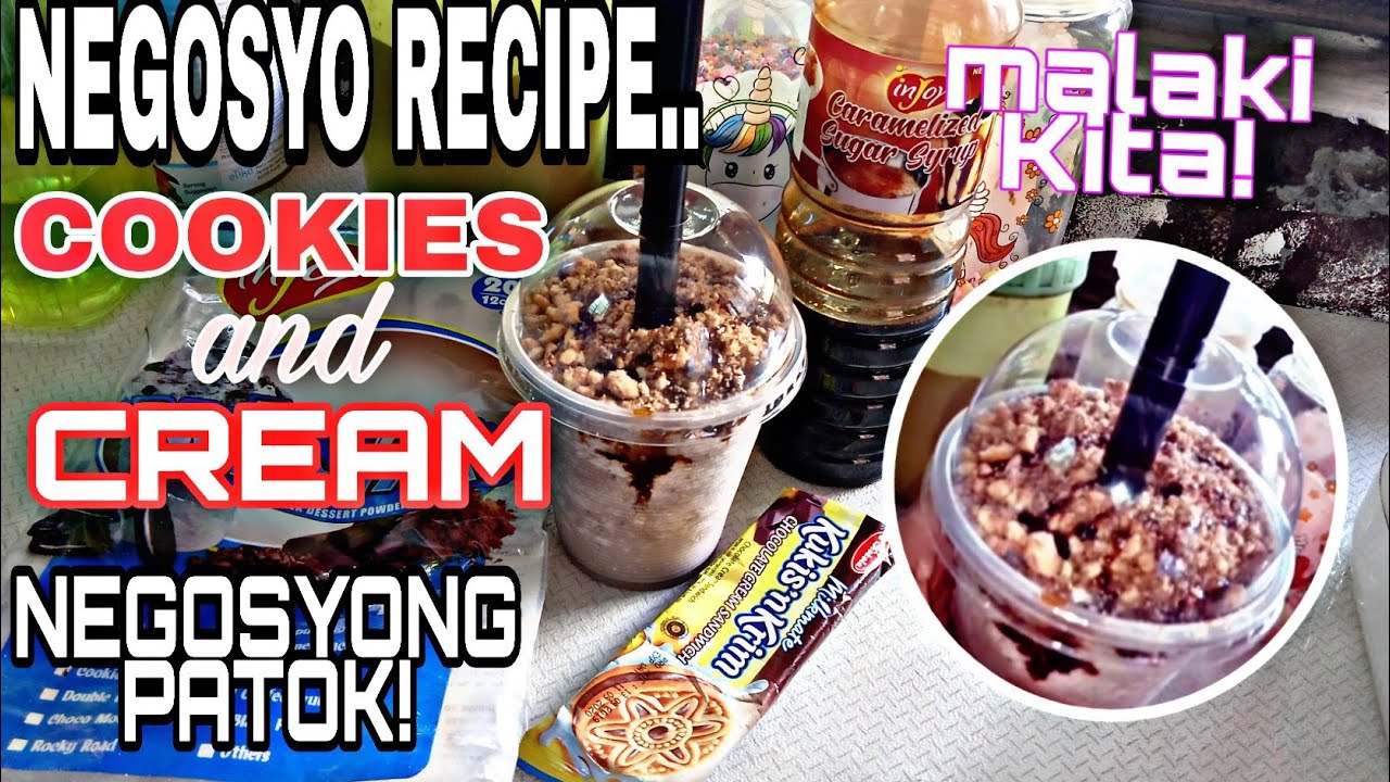 COOKIES AND CREAM SHAKE PROCEDURE/NEGOSYONG PATOK RECIPE